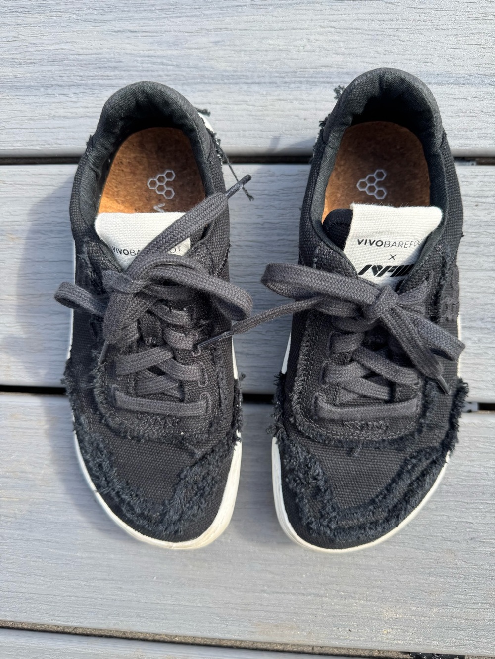 Vivobarefoot Gobi Sneaker Canvas Shoes, Women's, 35, Lightly Worn, Black.